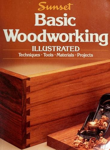 Portada de Sunset Basic woodworking illustrated