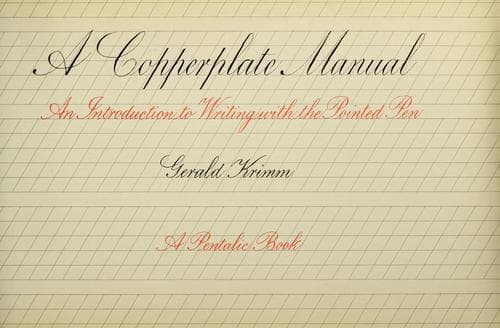Portada de A copperplate manual