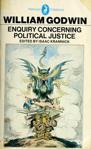 Portada de Enquiry concerning political justice, and its influence on modern morals and happiness
