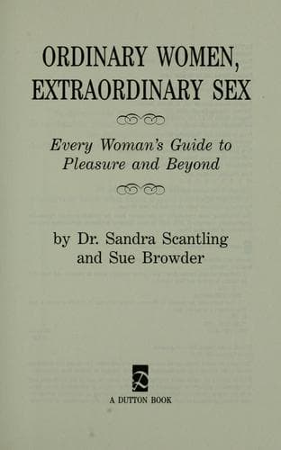 Portada de Ordinary women, extraordinary sex