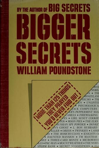 Portada de Bigger secrets