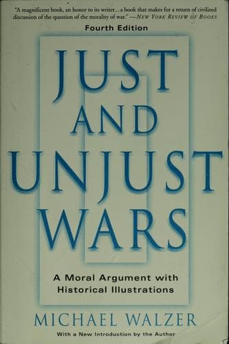 Portada de Just and unjust wars