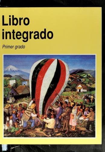 Portada de Libro integrado, primer grado