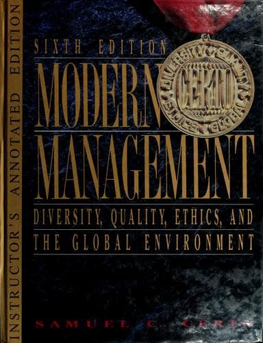 Portada de Modern management