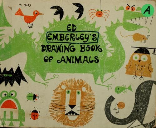 Portada de Ed Emberley's drawing book of animals