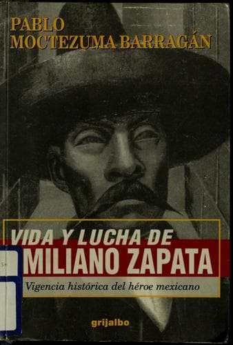 Portada de Vida y lucha de Emiliano Zapata