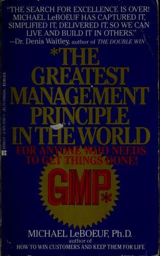 Portada de The greatest management principle in the world