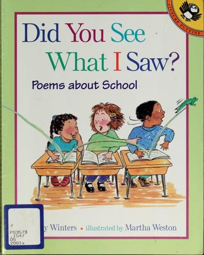 Portada de Did you see what I saw?