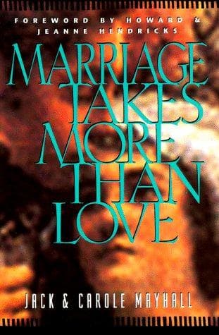 Portada de Marriage takes more than love