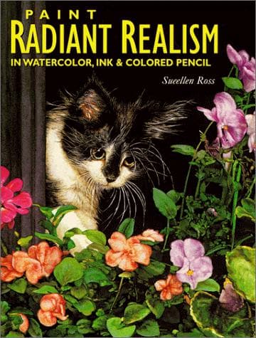 Portada de Paint radiant realism in watercolor, ink & colored pencil
