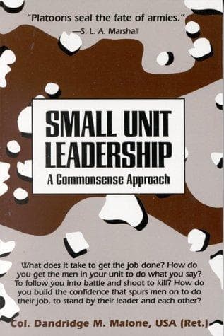 Portada de Small unit leadership