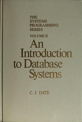 Portada de An introduction to database systems