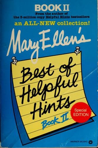Portada de Mary Ellen's Best of helpful hints.