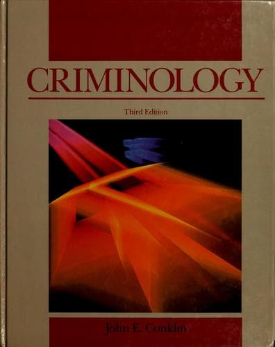 Portada de Criminology