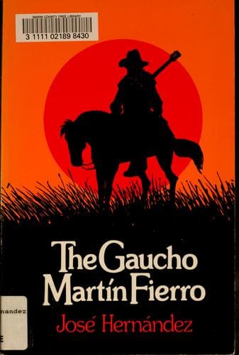 Portada de The gaucho Martín Fierro