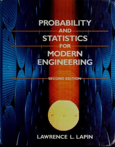 Portada de Probability and statistics for modern engineering