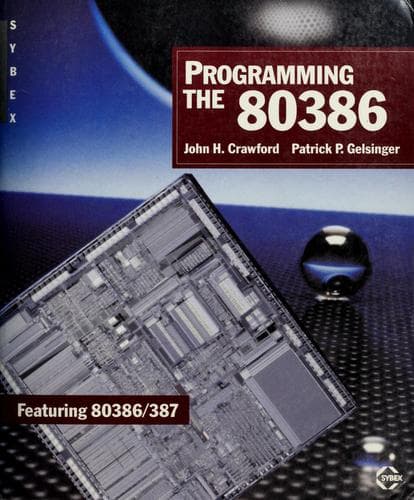 Portada de Programming the 80386