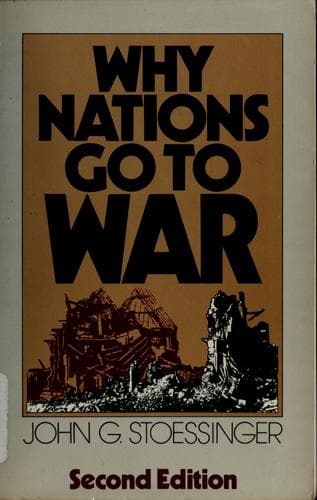 Portada de Why nations go to war