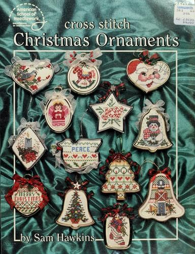 Portada de Cross stitch Christmas ornaments