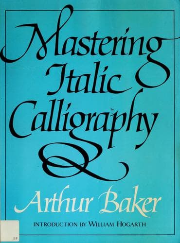 Portada de Mastering italic calligraphy
