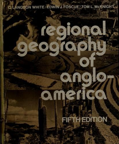Portada de Regional geography of Anglo-America