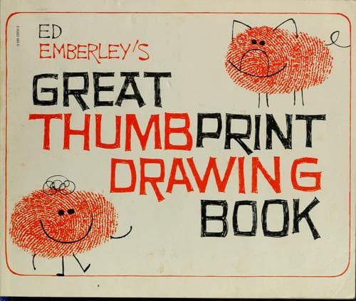Portada de Great thumb print drawing book