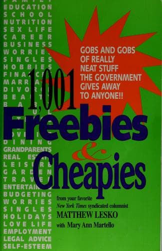 Portada de 1001 government freebies and cheapies