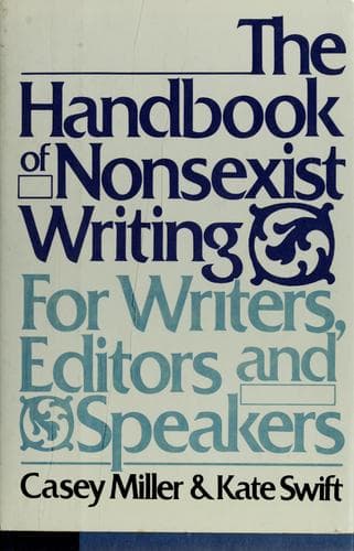 Portada de The handbook of nonsexist writing