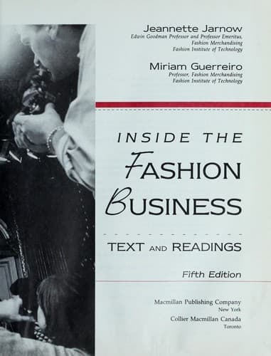 Portada de Inside the fashion business