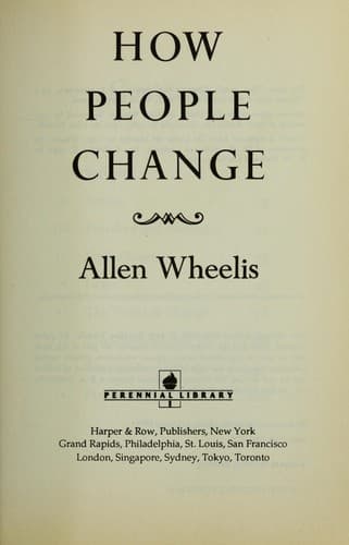 Portada de How people change