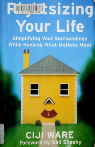 Portada de Rightsizing your life