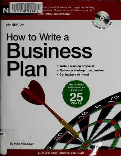 Portada de How to write a business plan
