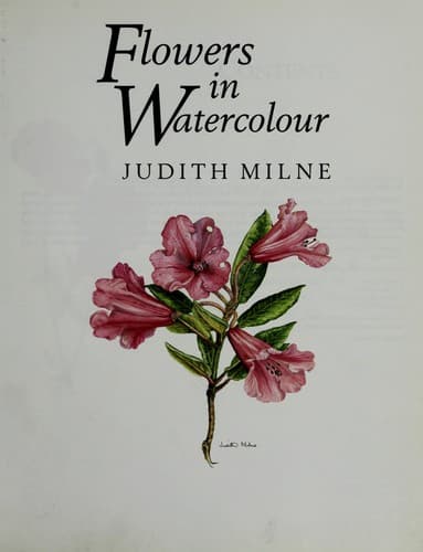 Portada de Flowers in watercolour