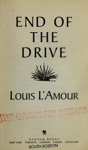 Portada de End of the drive.