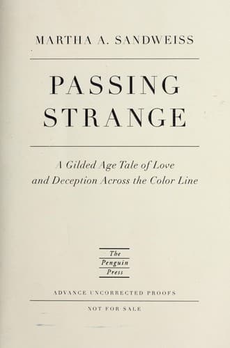 Portada de Passing strange