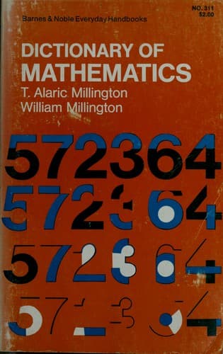 Portada de Dictionary of mathematics
