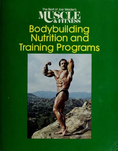 Portada de Bodybuilding nutrition and training programs