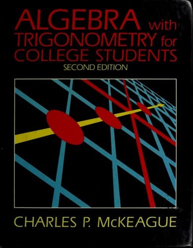 Portada de Algebra with trigonometry for college students