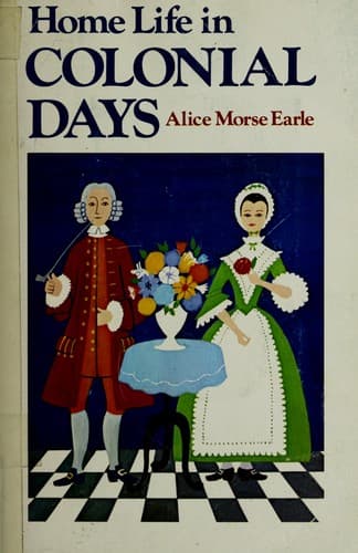 Portada de Home life in colonial days