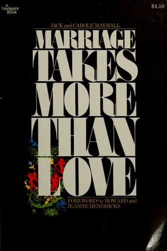 Portada de Marriage takes more than love