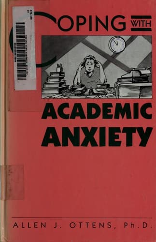 Portada de Coping with academic anxiety