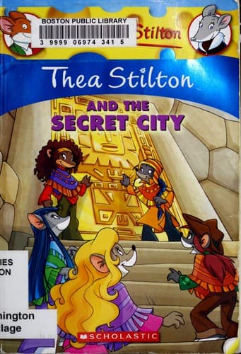 Portada de Thea Stilton and the Secret City
