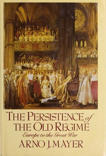 Portada de The persistence of the Old Regime
