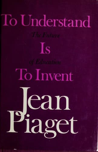 Portada de To understand is to invent