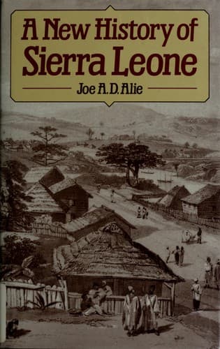 Portada de A new history of Sierra Leone
