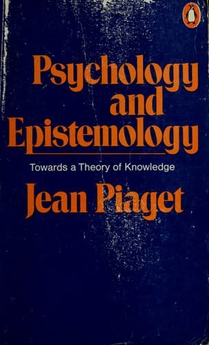 Portada de Psychology and epistemology.