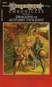 Portada de Dragons of Autumn Twilight