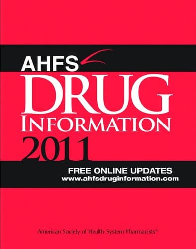 Portada de AHFS Drug Information