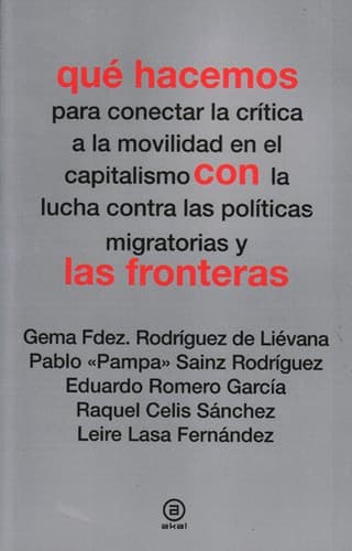 Portada de Qué hacemos para conectar la crítica a la movilidad en el capitaliso con la lucha contra las políticas migratorias y las fronteras