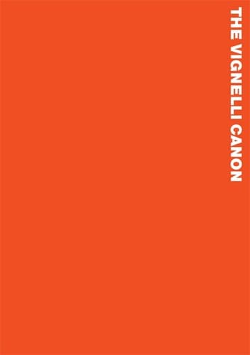 Portada de The Vignelli Canon